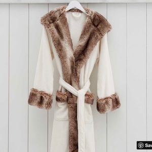 Pottery Barn Faux Fur Robe